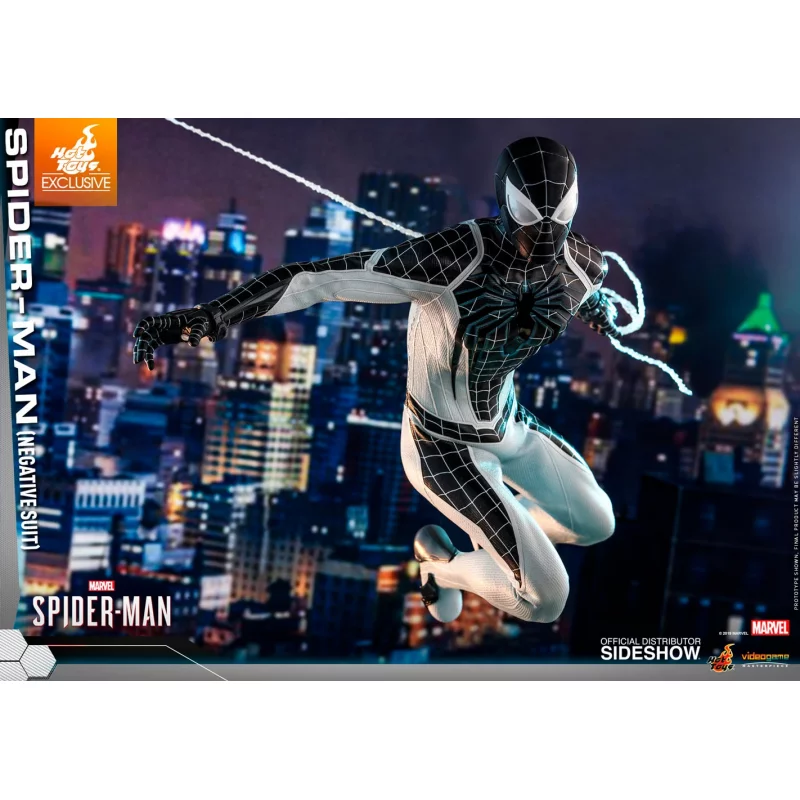 Hot Toys VGM36 Spider-Man Negative Suit 1/6 Collectible Figure 30cm Exclusive