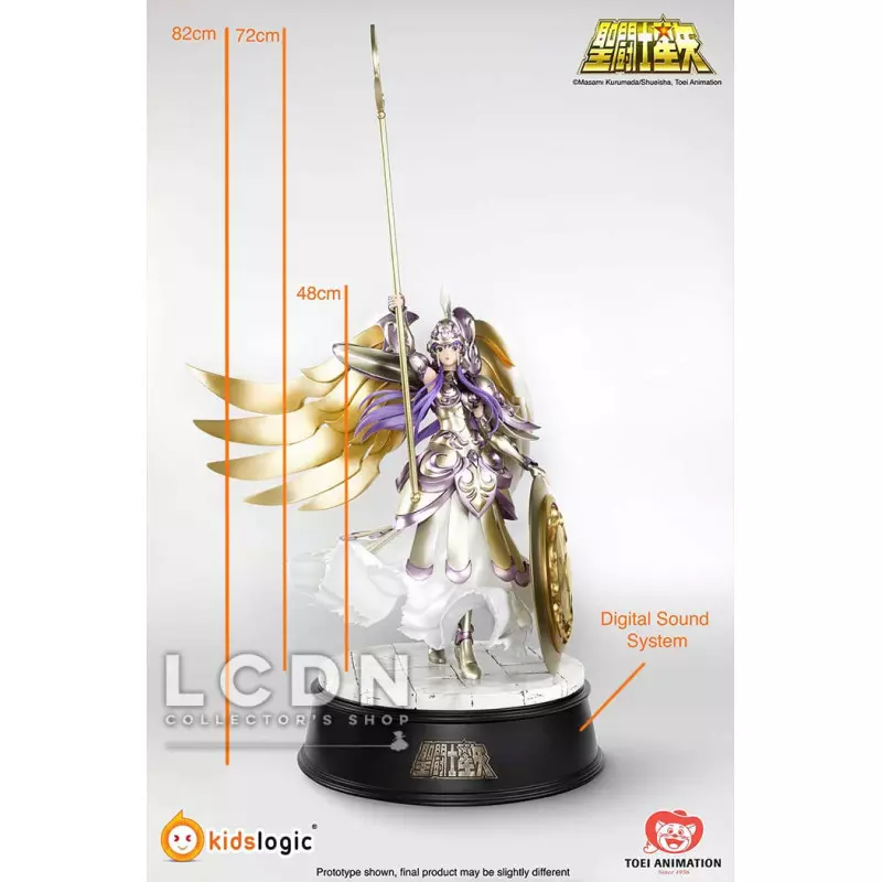 Saint Seiya Déesse Athena en Armure Divine 1/4 Statue avec fonction sonore 82cm