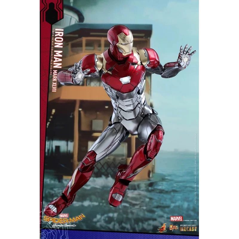 Hot Toys MMS427D19 Diecast Spider-Man Homecoming Iron Man Mark