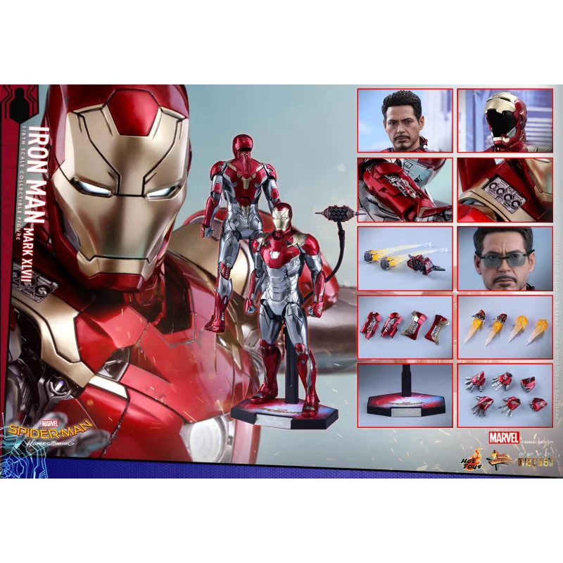 Hot toys iron man spider man homecoming sales