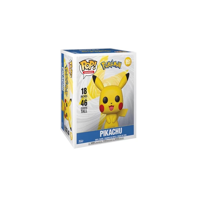 Pokémon Mega POP! Games Pikachu Figurine 46cm N°951