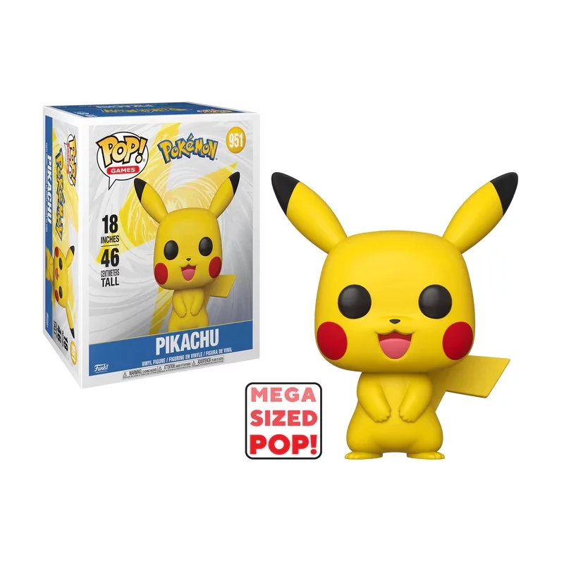 PRE-ORDER : Funko POP! Games - Pokemon - Pikachu (598)