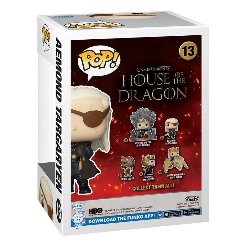House of the Dragon POP! Télévision Aemond Targaryen Figurine 10cm N°13