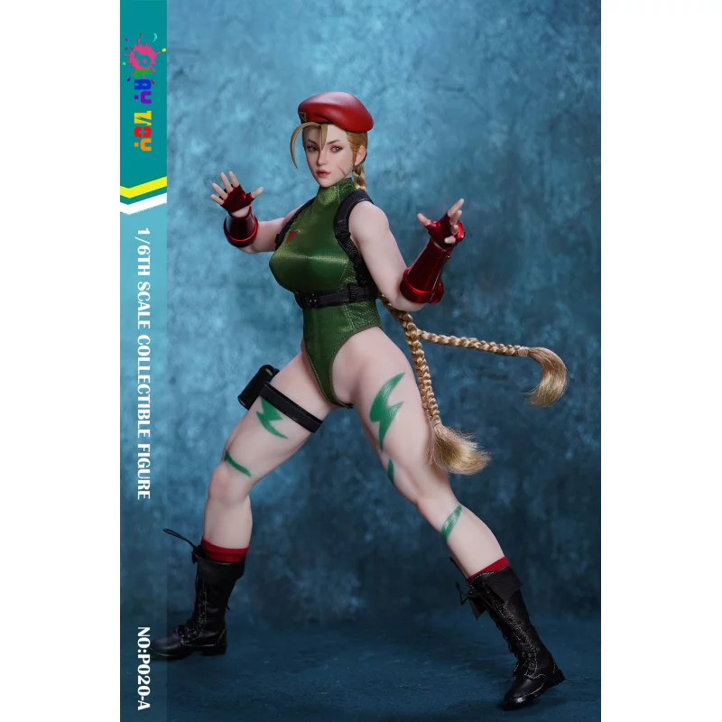 Play Toy Fighting Female Warrior - Green P020-A