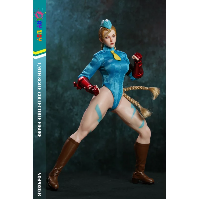 Fighting Female Warrior Blue Collectible Action Figure 1/6 Fighting Female Warrior Blue Collectible Action Figure 1/6