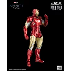 Marvel Studios The Infinity Saga Action Figurine 1/12 DLX Iron Man Mark 6 VI Threezero 17cm