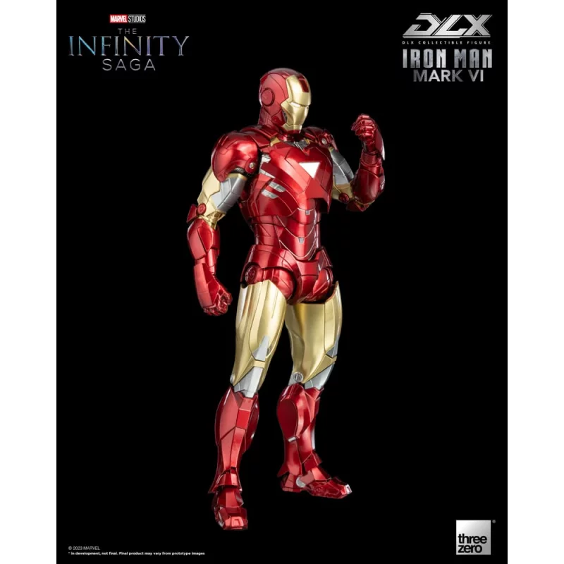Marvel Studios The Infinity Saga Action Figurine 1/12 DLX Iron Man Mark 6 VI Threezero 17cm