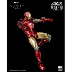 Marvel Studios The Infinity Saga Action Figurine 1/12 DLX Iron Man Mark 6 VI Threezero 17cm