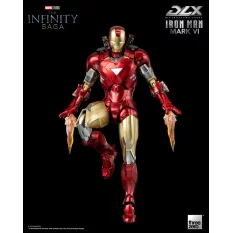 Marvel Studios The Infinity Saga Action Figurine 1/12 DLX Iron Man Mark 6 VI Threezero 17cm