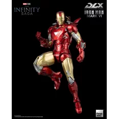 Marvel Studios The Infinity Saga Action Figurine 1/12 DLX Iron Man Mark 6 VI Threezero 17cm