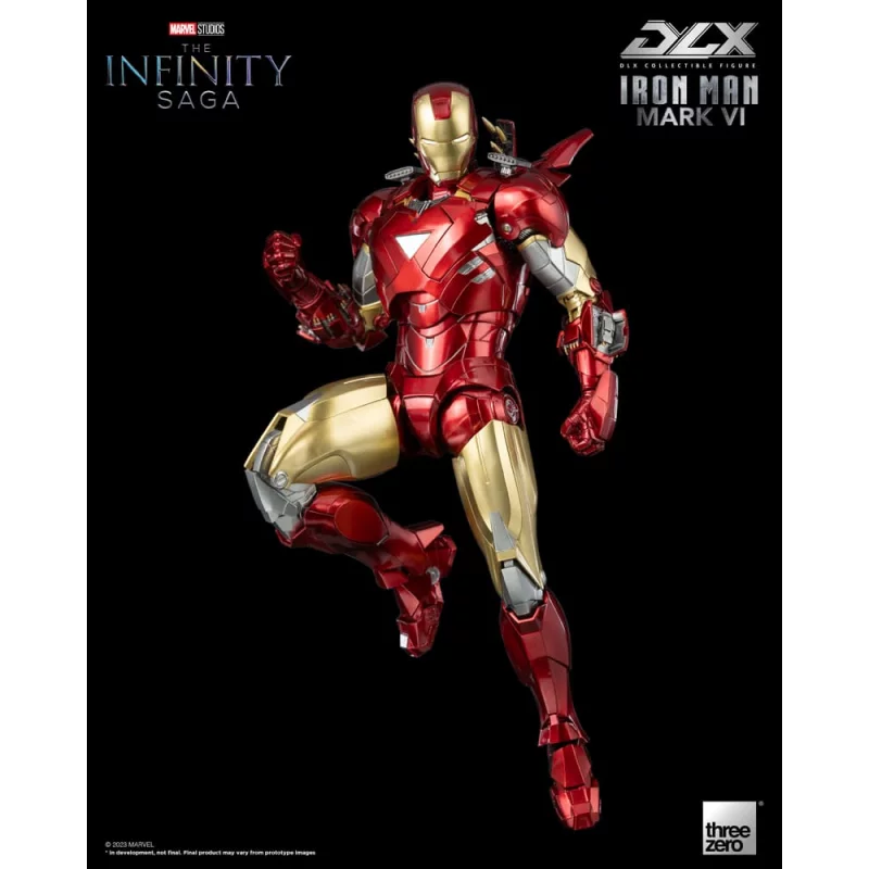 Marvel Studios The Infinity Saga Action Figurine 1/12 DLX Iron Man Mark 6 VI Threezero 17cm
