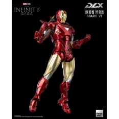 Marvel Studios The Infinity Saga Action Figurine 1/12 DLX Iron Man Mark 6 VI Threezero 17cm