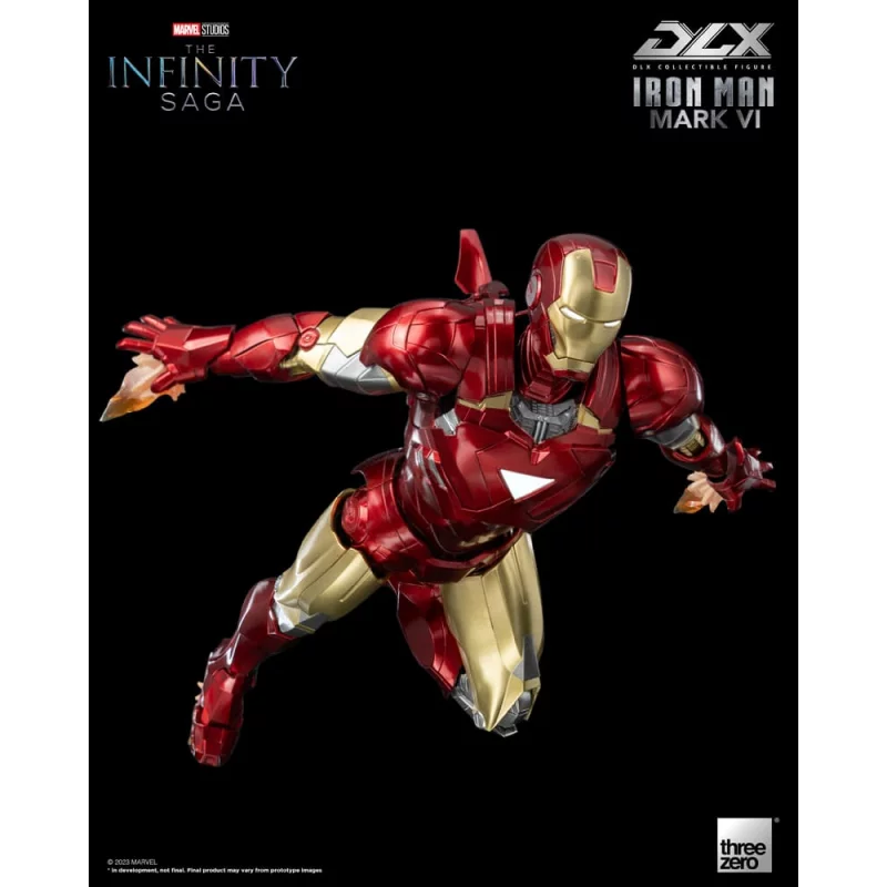 Marvel Studios The Infinity Saga Action Figurine 1/12 DLX Iron Man Mark 6 VI Threezero 17cm
