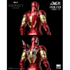 Marvel Studios The Infinity Saga Action Figurine 1/12 DLX Iron Man Mark 6 VI Threezero 17cm