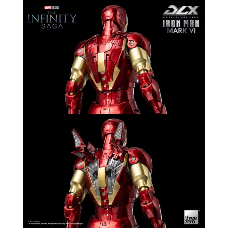 Marvel Studios The Infinity Saga Action Figurine 1/12 DLX Iron Man Mark 6 VI Threezero 17cm