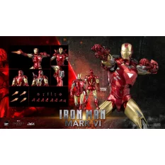 Marvel Studios The Infinity Saga Action Figurine 1/12 DLX Iron Man Mark 6 VI Threezero 17cm
