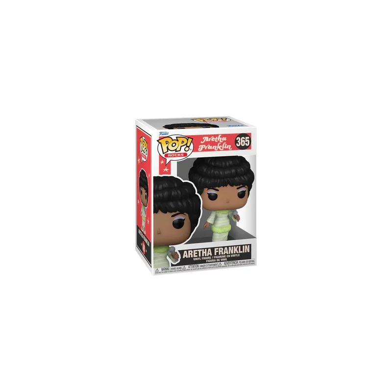 Aretha Franklin POP! Rocks Aretha Franklin (Green Dress) Figure 10cm N365