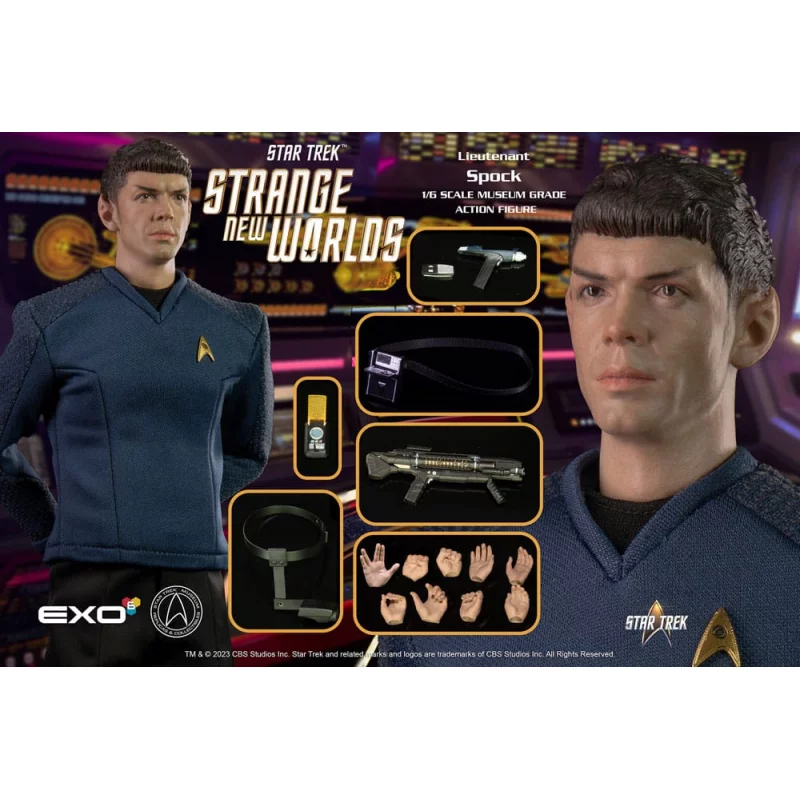 Star Trek: Strange New Worlds Collectible Action Figure 1/6 Spock 30cm