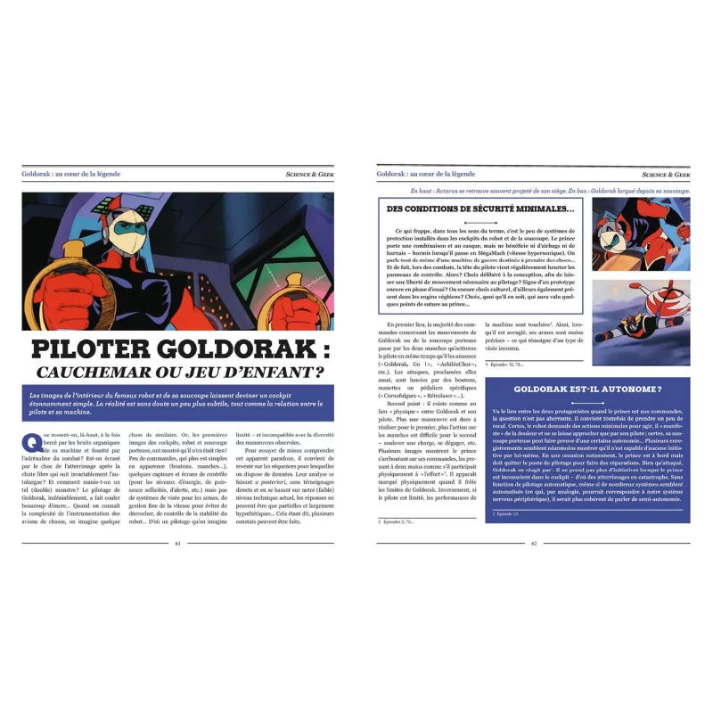 Goldorak (Grendizer) Artbook Science et Geek *Français*