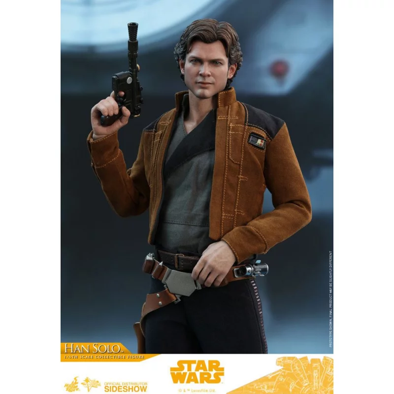 Hot Toys MMS491 Solo A Star Wars Story Han Solo Alden Ehrenreich 1/6th Collectible Figure 31cm (Sealed box)