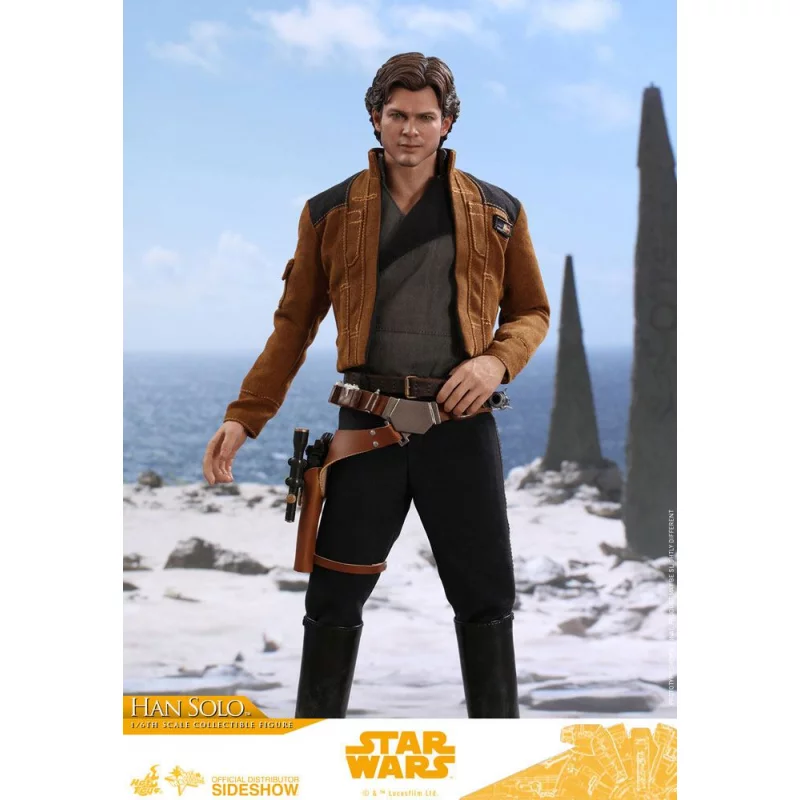 Hot Toys MMS491 Solo A Star Wars Story Han Solo Alden Ehrenreich 1/6th Collectible Figure 31cm (Sealed box)
