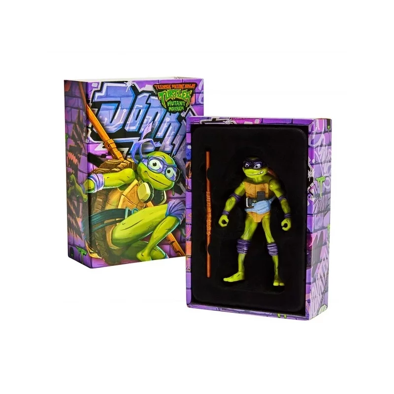 Teenage Mutant Ninja Turtles Mutant Mayhem Action Figure Donatello Comic Con Edition 18cm