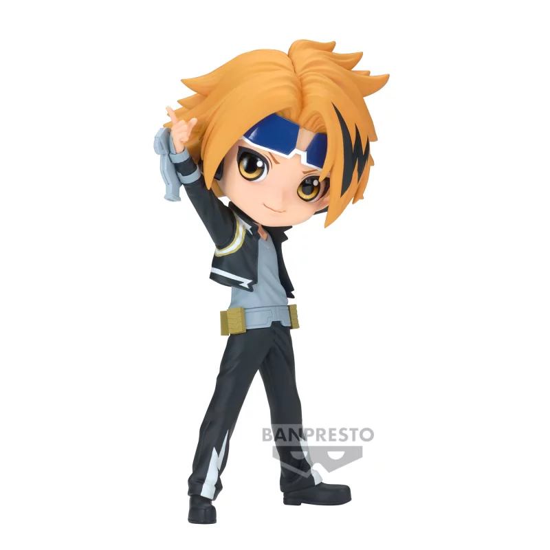 Banpresto Q Posket Denki Kaminari Figur – My Hero Academia, 14 Cm, Bemalte PVC-Figur Mit Standfuß