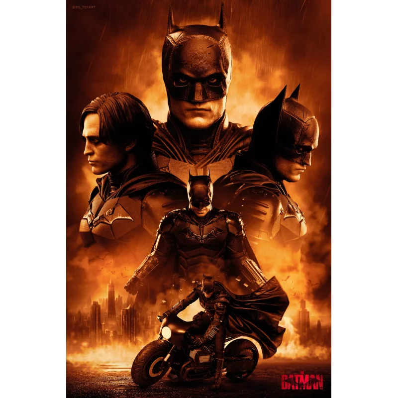 Hot Toys MMS638 The Batman Collectible Action Figure 1/6 Batman 31cm