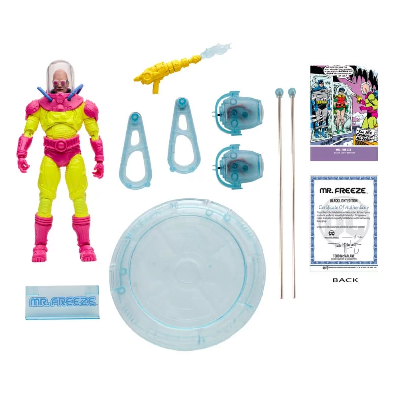 DC Multiverse Action Figure Mr. Freeze (Black Light) (Gold Label) 18cm