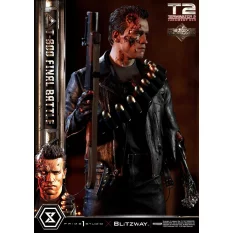 Terminator 2 Statue 1/3 T-800 Final Battle Deluxe Version 75cm