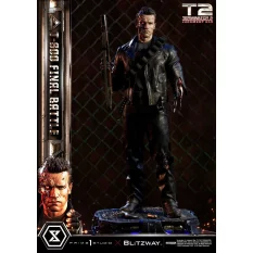 Terminator 2 Statue 1/3 T-800 Final Battle Deluxe Version 75cm