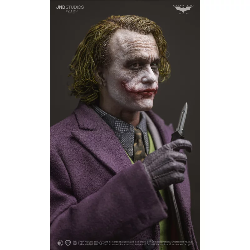 The Dark Knight Joker Heath Ledger (TYPE A) Hyperreal Figure Kojun Works JND Studios 1/6 Action Figure