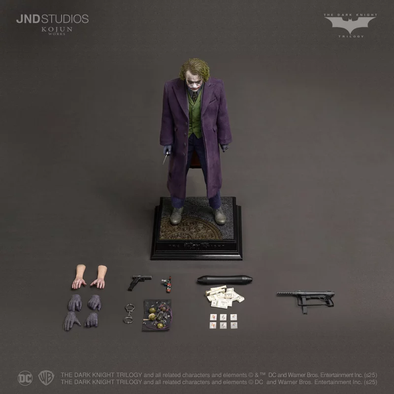 The Dark Knight Joker Heath Ledger (TYPE A) Hyperreal Figure Kojun Works JND Studios 1/6 Action Figure