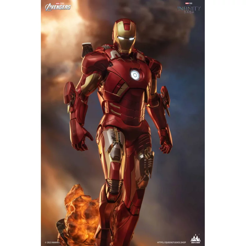 AVENGERS: ENDGAME - CASQUE IRON MAN MARK L BATTLE DAMAGED OFFICIEL