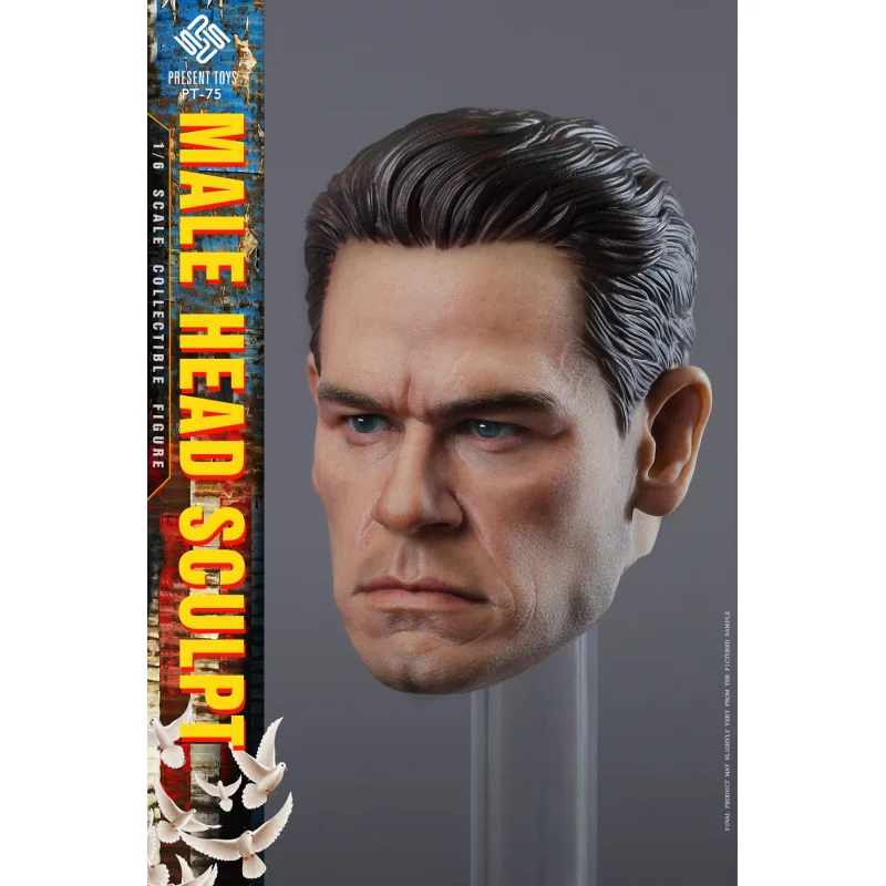 その他 PRESENT TOYS Male Head Sculpture PT-SP75 Tête Headsculpt 1/6 Male Head Sculpture PRESENT TOYS PT-SP75
