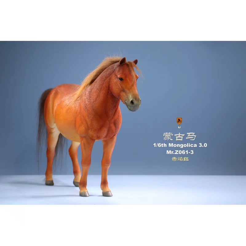 Cheval mongol Mongolica Horse Figurine 1/6 Mr.Z Model Studio MR.Z061-3