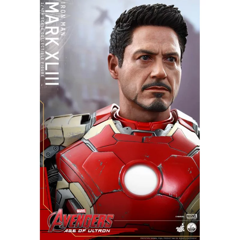 Hot Toys QS005 Avengers Age of Ultron Iron Man Mark XLIII 43 ( Robert Downey Jr. ) 1/4th scale Collectible Figure 49cm (Displayed)