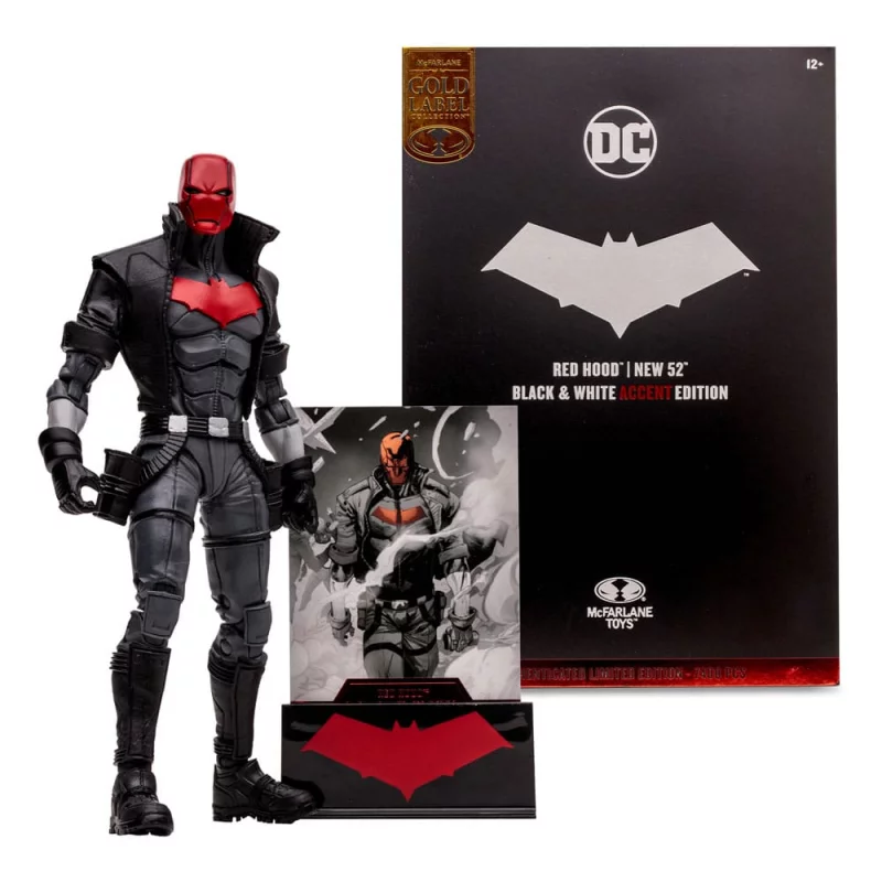 未開封品 DCマルチバース レッドフード NEW52 BLACK &WHITE DC Multiverse Action Figure Red Hood (The New 52) Black & White