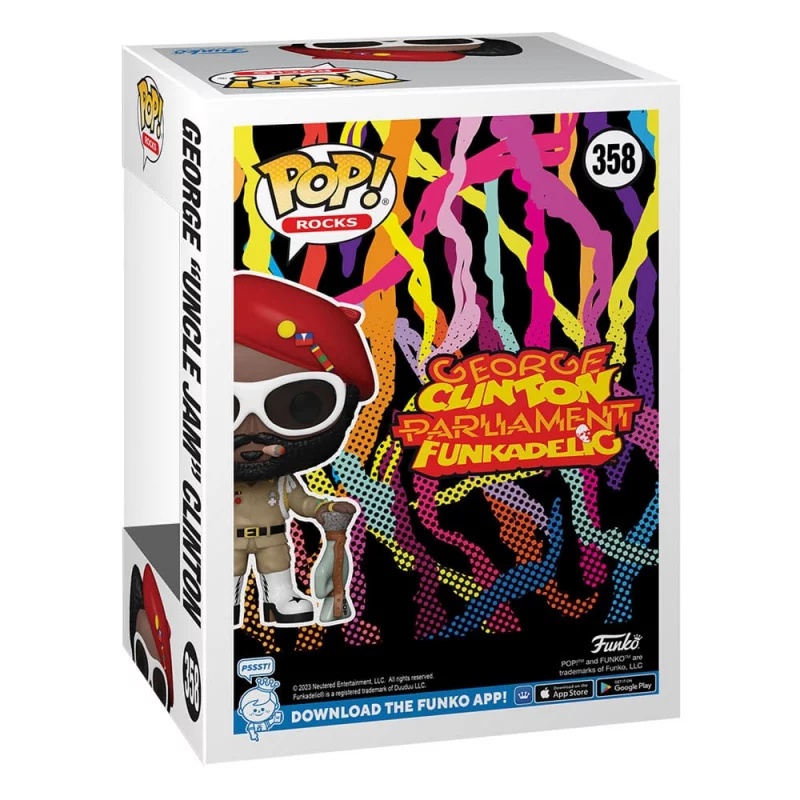 George Clinton POP! Rocks Parliament Funkadelic Figurine 10cm N°358