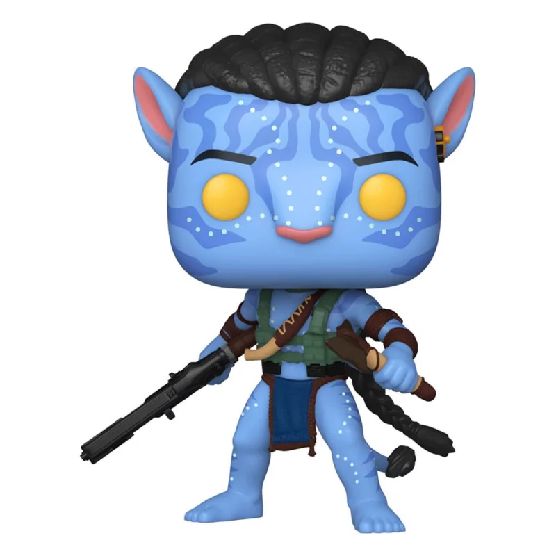 Avatar : La Voie de l&#039;eau POP! Movies Jake Sully (Battle) Figurine 10cm N°1549