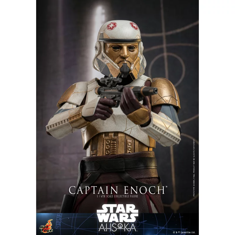 Hot Toys TMS120 Star Wars: Ahsoka Collectible Action Figurine 1/6 Capitaine Enoch 30cm