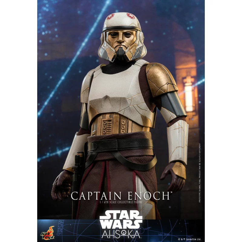 Hot Toys TMS120 Star Wars: Ahsoka Collectible Action Figurine 1/6 Capitaine Enoch 30cm