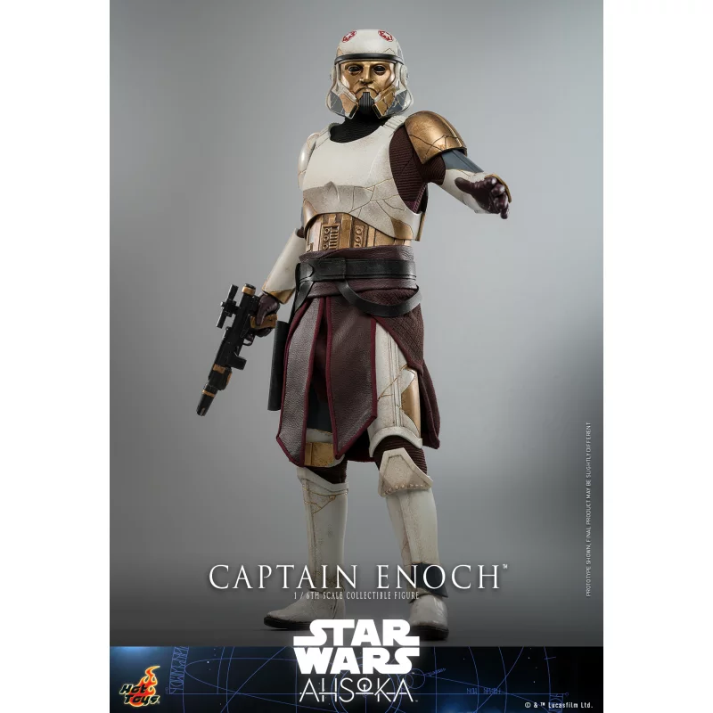 Hot Toys TMS120 Star Wars: Ahsoka Collectible Action Figurine 1/6 Capitaine Enoch 30cm