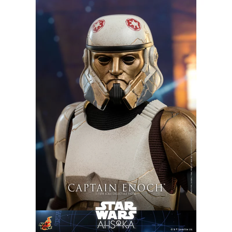 Hot Toys TMS120 Star Wars: Ahsoka Collectible Action Figurine 1/6 Capitaine Enoch 30cm