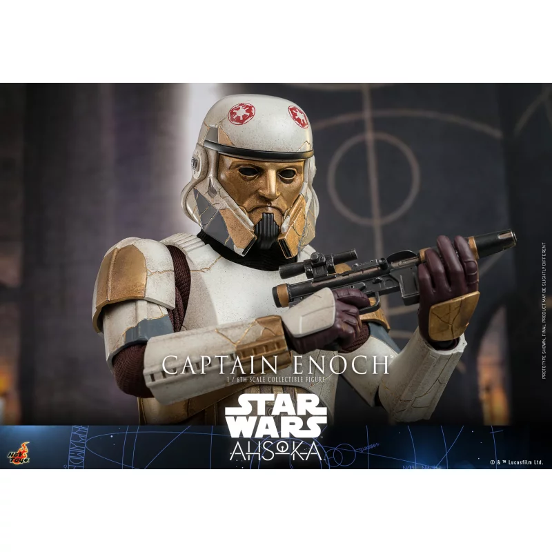 Hot Toys TMS120 Star Wars: Ahsoka Collectible Action Figurine 1/6 Capitaine Enoch 30cm