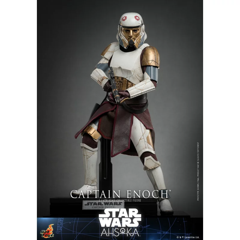 Hot Toys TMS120 Star Wars: Ahsoka Collectible Action Figurine 1/6 Capitaine Enoch 30cm