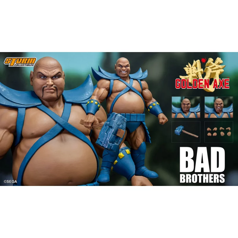 Golden Axe Bad Brothers (Blue Ver.) Exclusive Action Figure 1/12