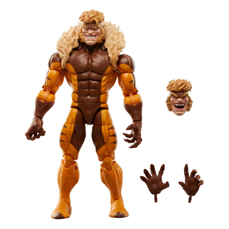 Wolverine 50th Anniversary Marvel Legends Pack de 2 Action Figurines Marvel&#039;s Logan &amp; Sabretooth 15cm
