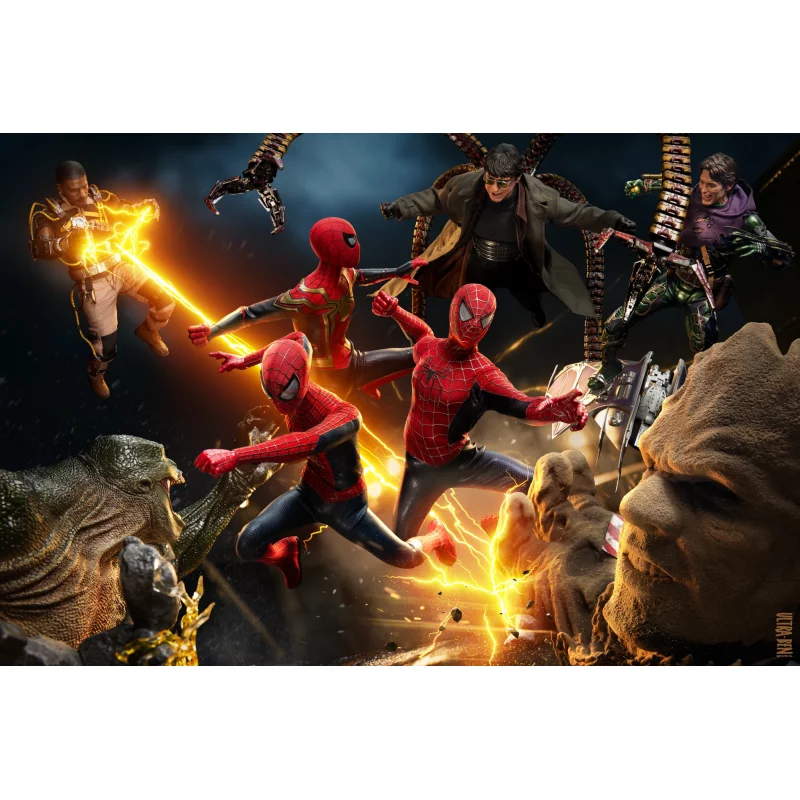 Hot Toys MMS661 Spider-Man: No Way Home Collectible Action Figurine 1/6 Friendly Neighborhood Spider-Man 30cm