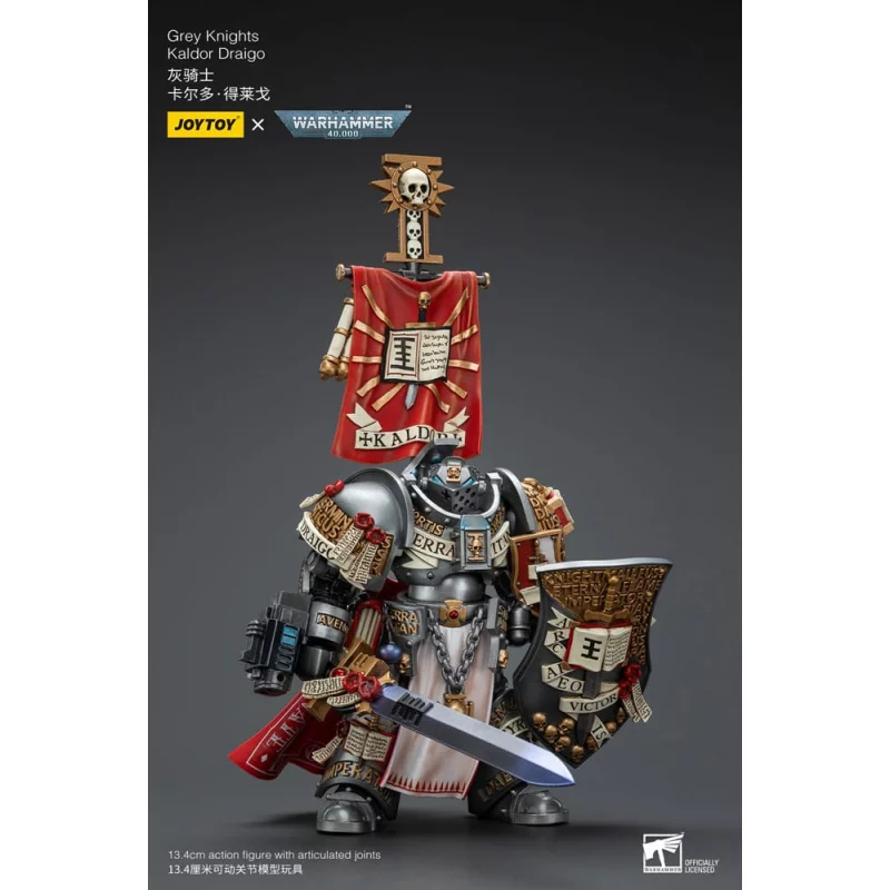 Warhammer 40k Action Figurine 1/18 Grey Knights Kaldor Draigo 13cm